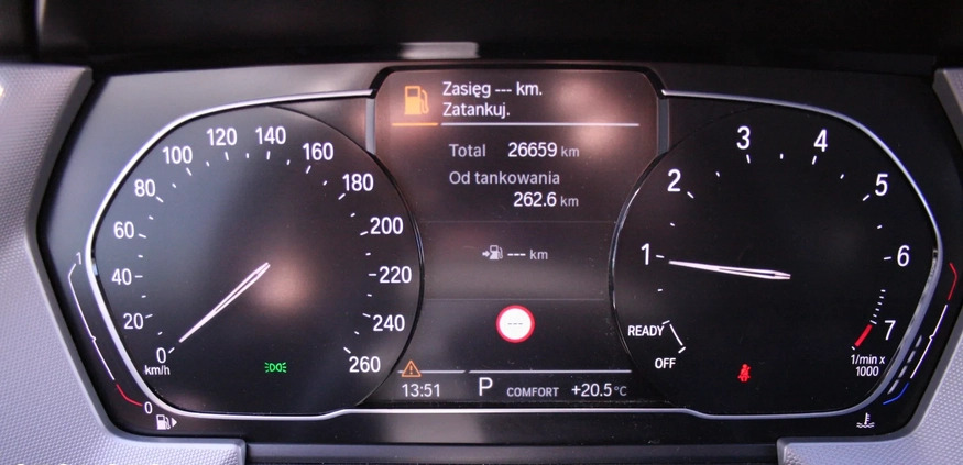 BMW Seria 1 cena 99900 przebieg: 26700, rok produkcji 2020 z Lwówek małe 232